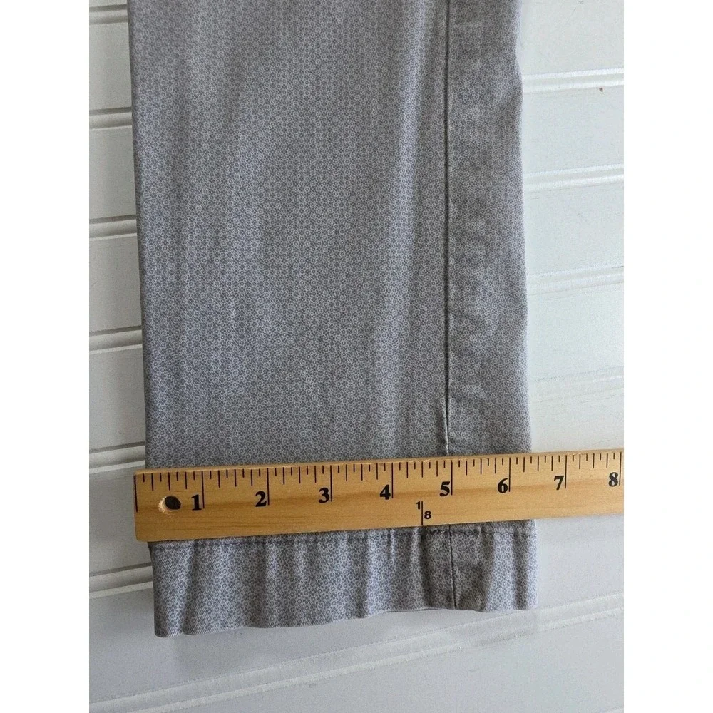 Banana Republic Men's Mason Athletic Tapered Fit Grey GEOMETRIC  Size 34X34